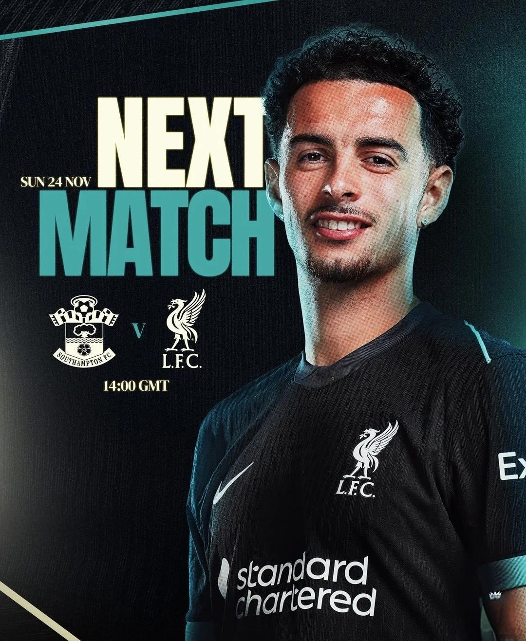 利物浦客场战平南安普顿，领先优势锐减的简单介绍