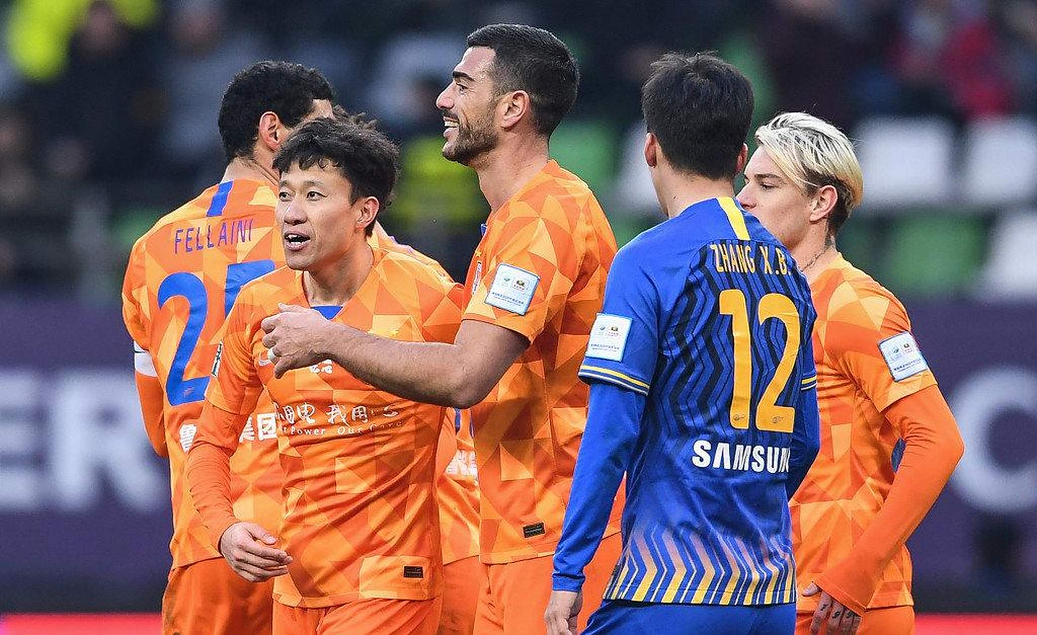 江苏苏宁客场击败山东鲁能，实现胜利的简单介绍