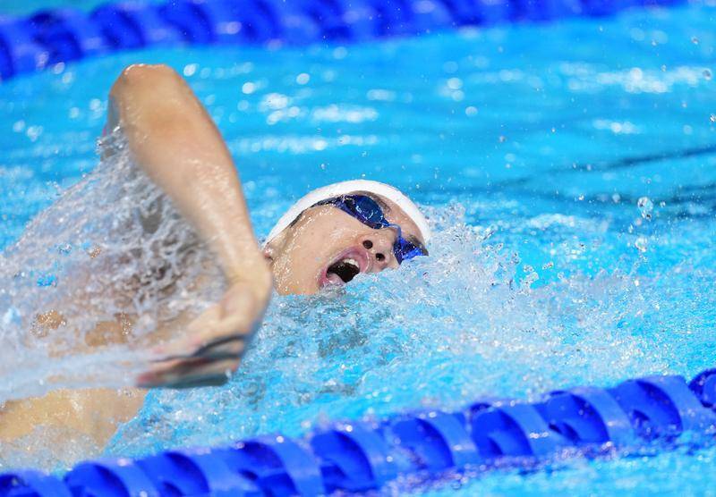 英国选手表现稳健，取得男子米自由泳亚军