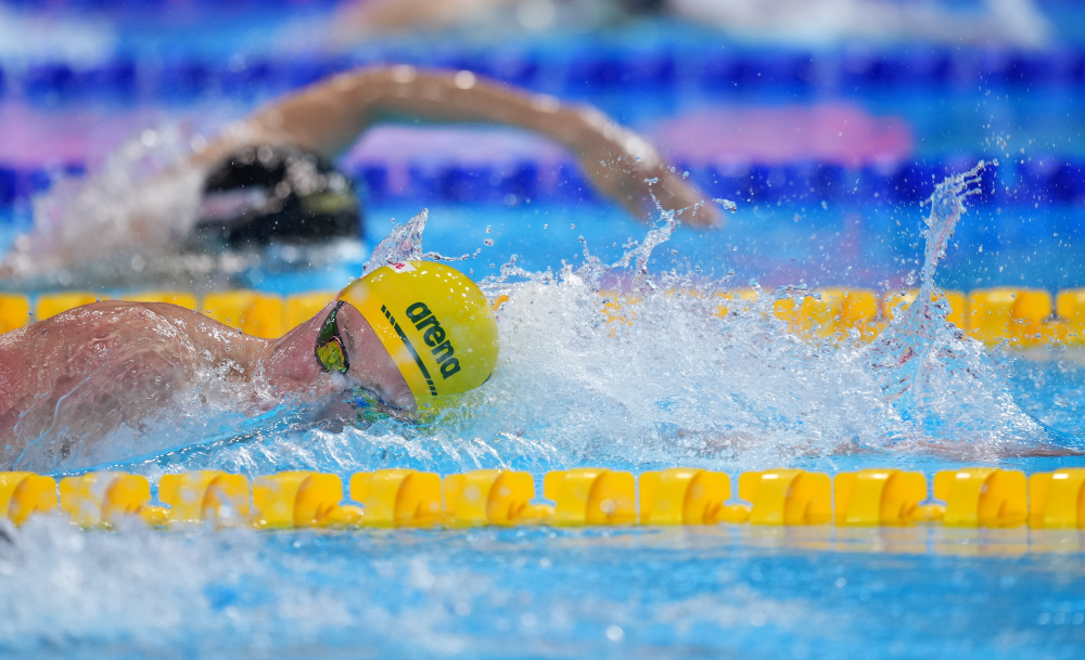 英国选手表现稳健，取得男子米自由泳亚军