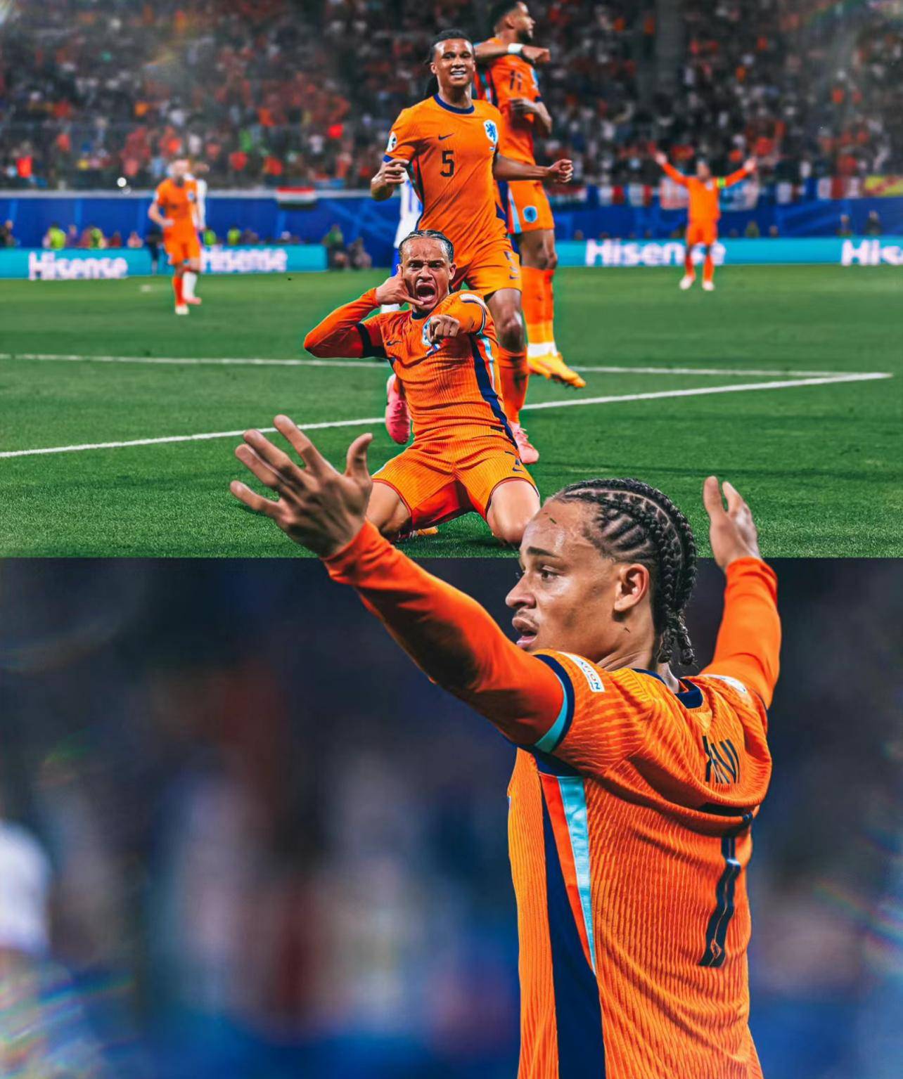 荷兰足球队势不可挡，晋级四强